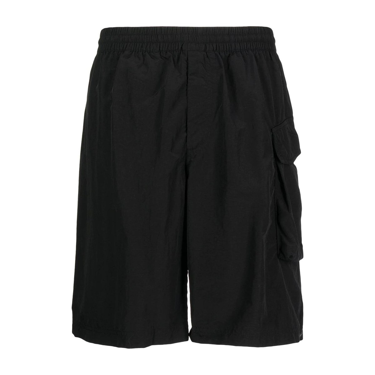 Y-3 SS22 Elastic Waist Cargo Shorts Black
