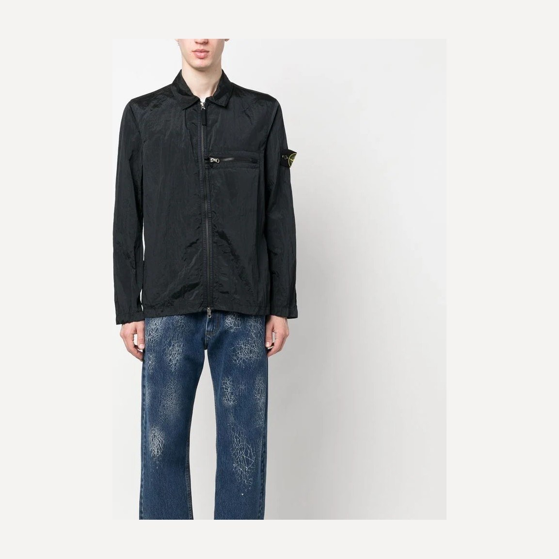 Stone Island Nylon Meta Jacket Black