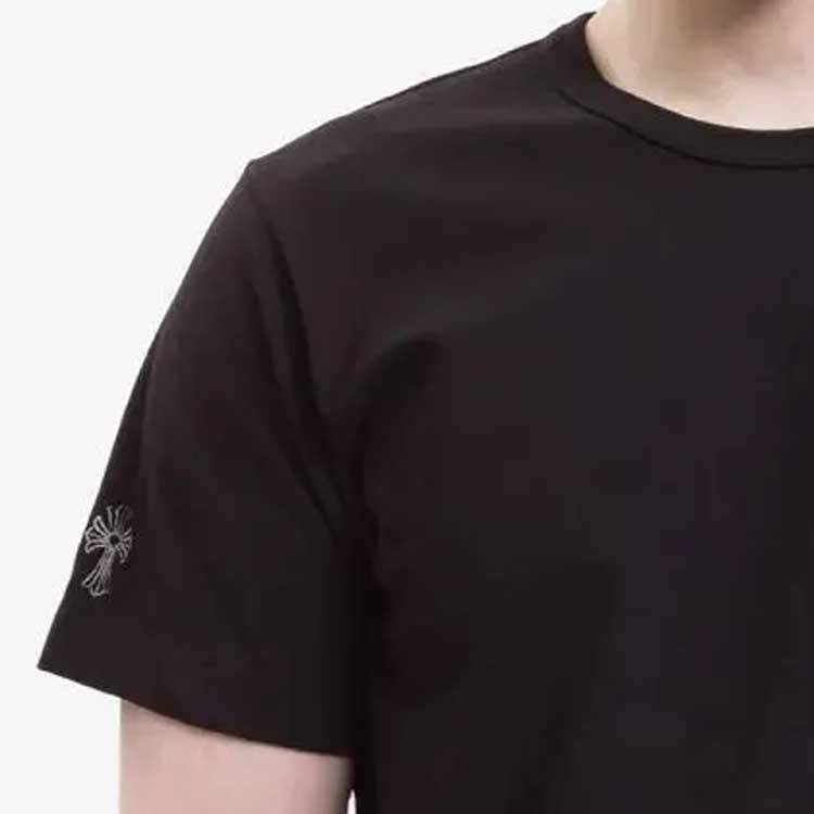 Chrome Hearts Logo Crewneck T-Shirt Black