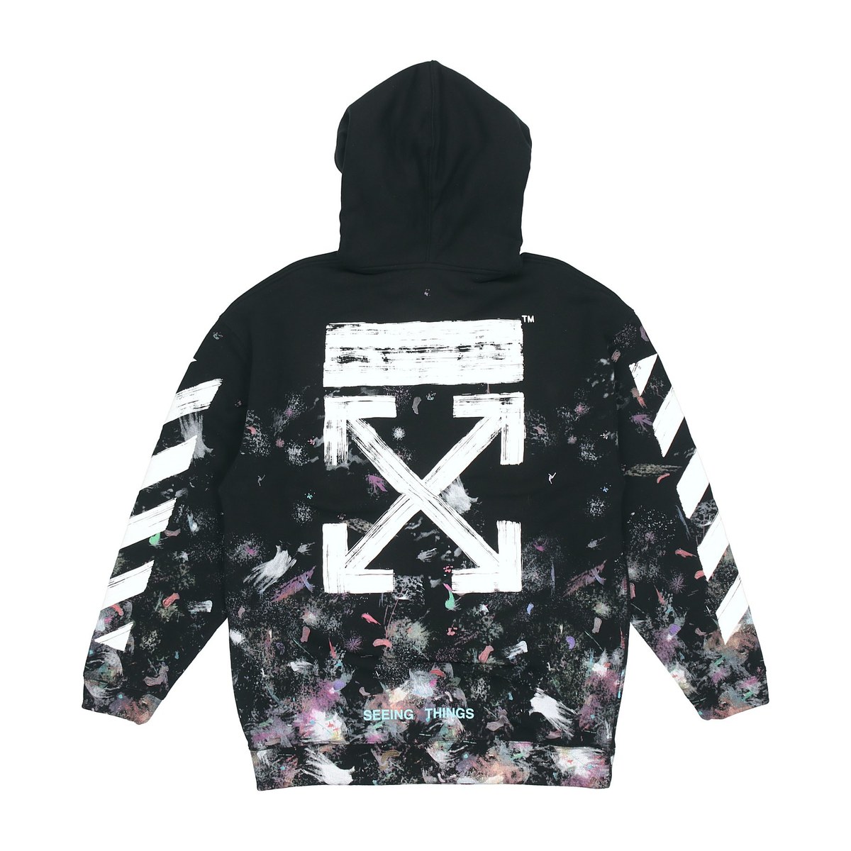 OFF-WHITE Classic Striped Hoodie