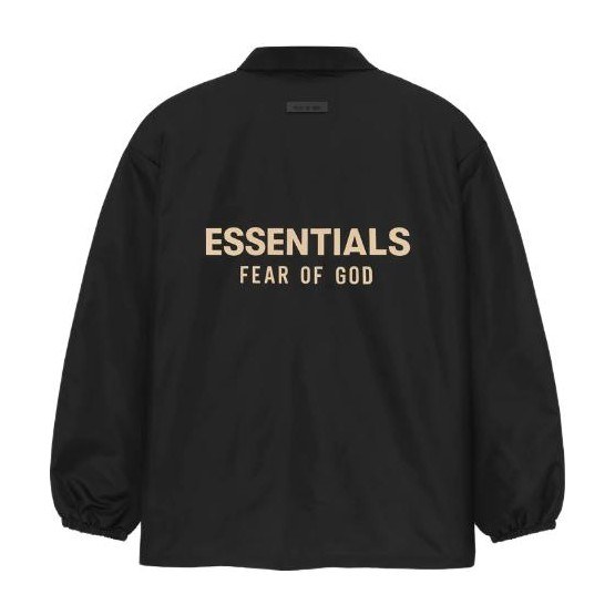 Fear of God Essentials Coaches Jacket Jet Black