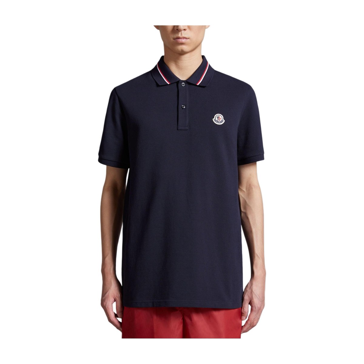 Moncler Polo Shirt Navy