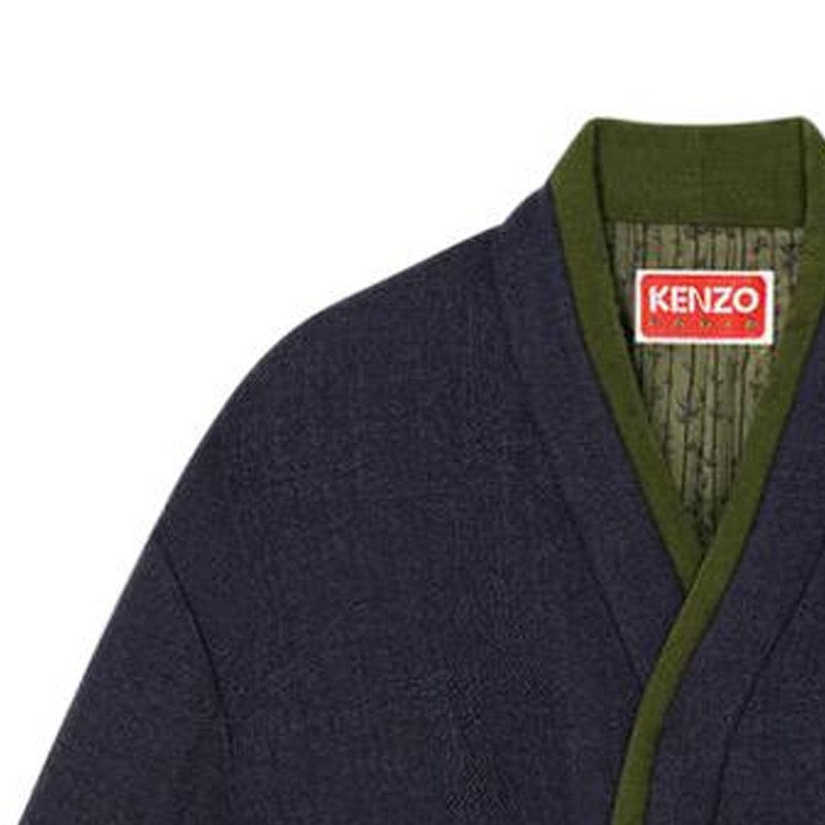 KENZO x Nigo EAST MEETS WEST V-Neck Jacket Blue