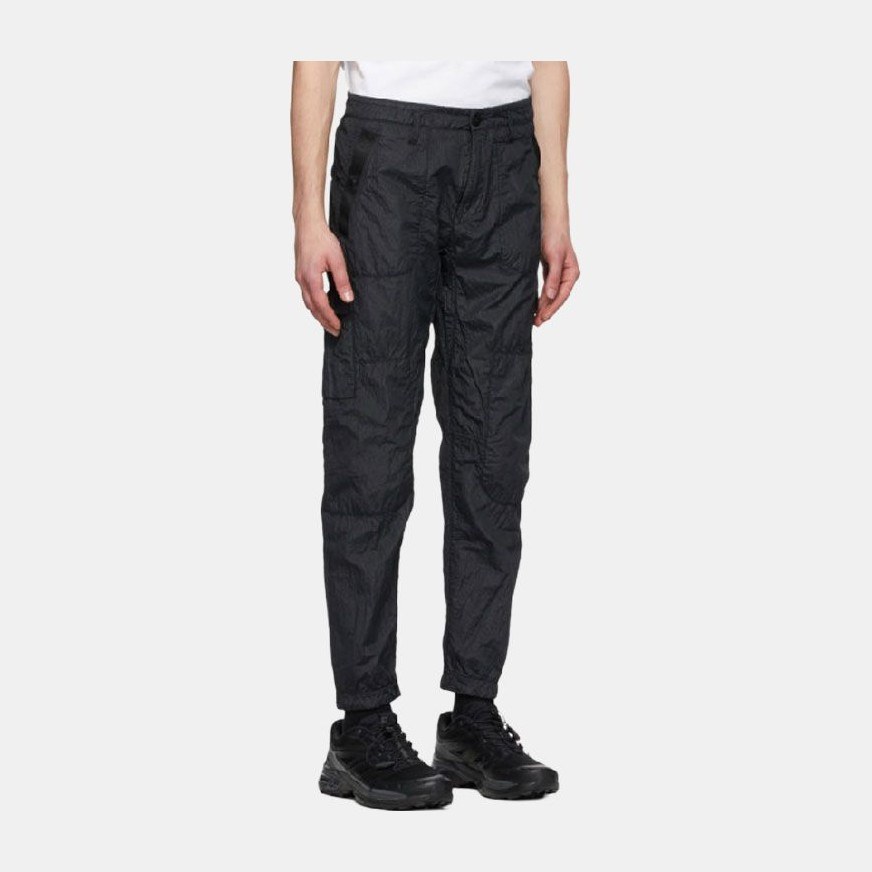 Stone Island Nylon Cargo Pants Black