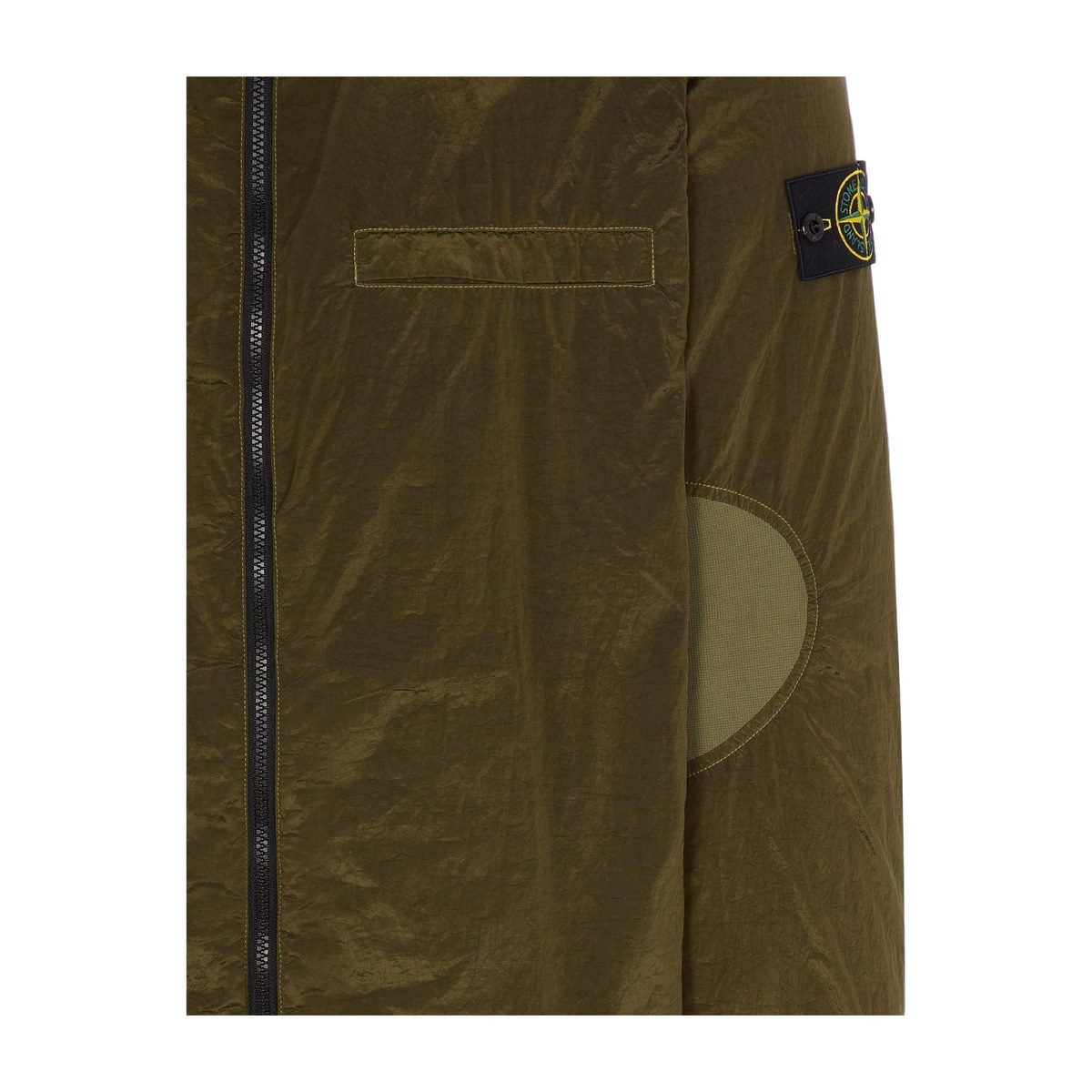 Stone Island Cotton Jacket Olive Green