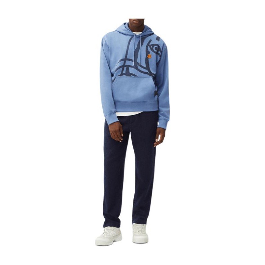 KENZO FW21 Tiger Head Hoodie Blue