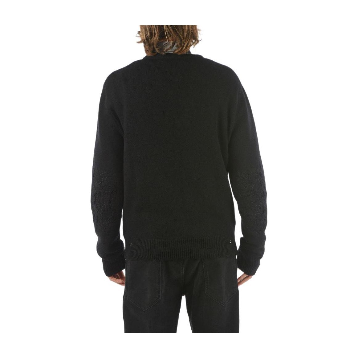 AMIRI V-Neck Knit Sweater Black