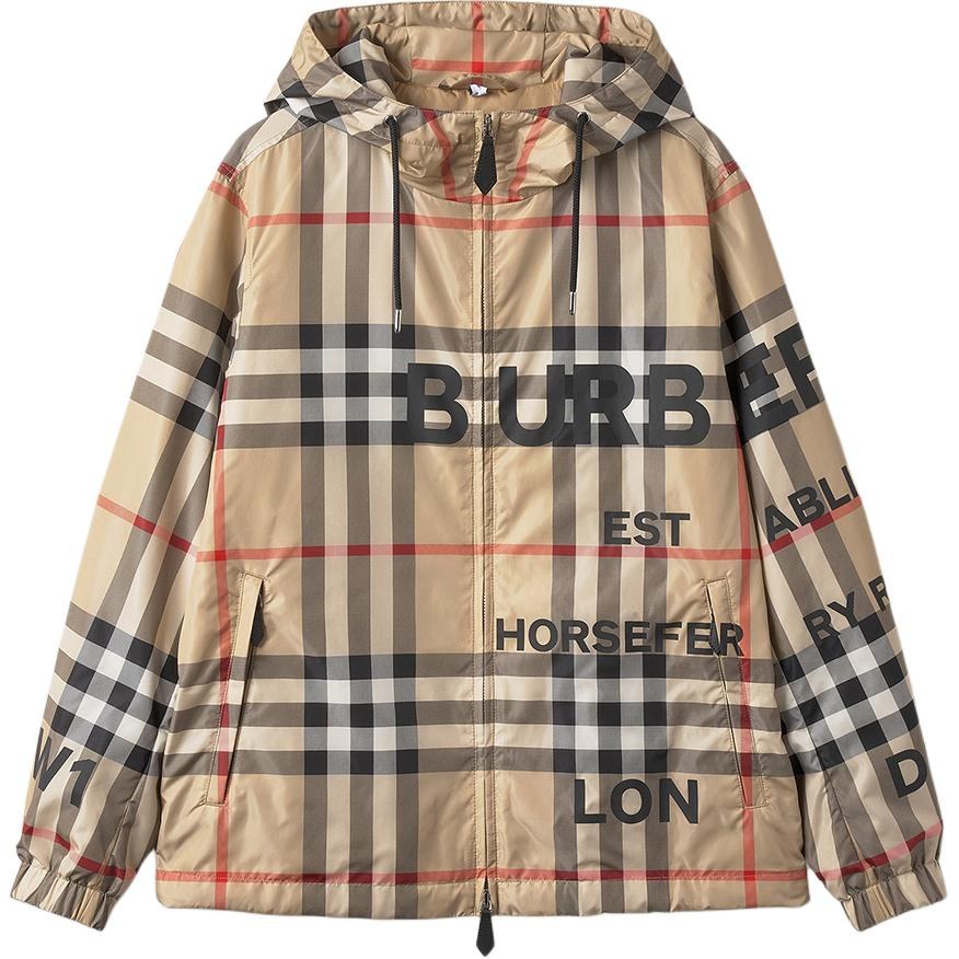 Burberry Logo Hoodie Jacket