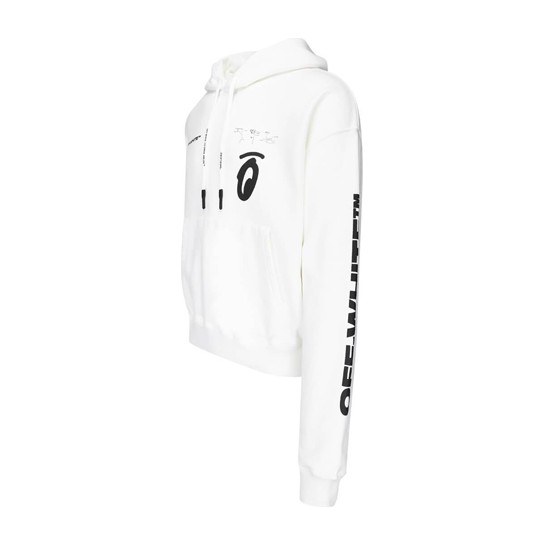 OFF-WHITE FW19 Splitted Arrows Hoodie