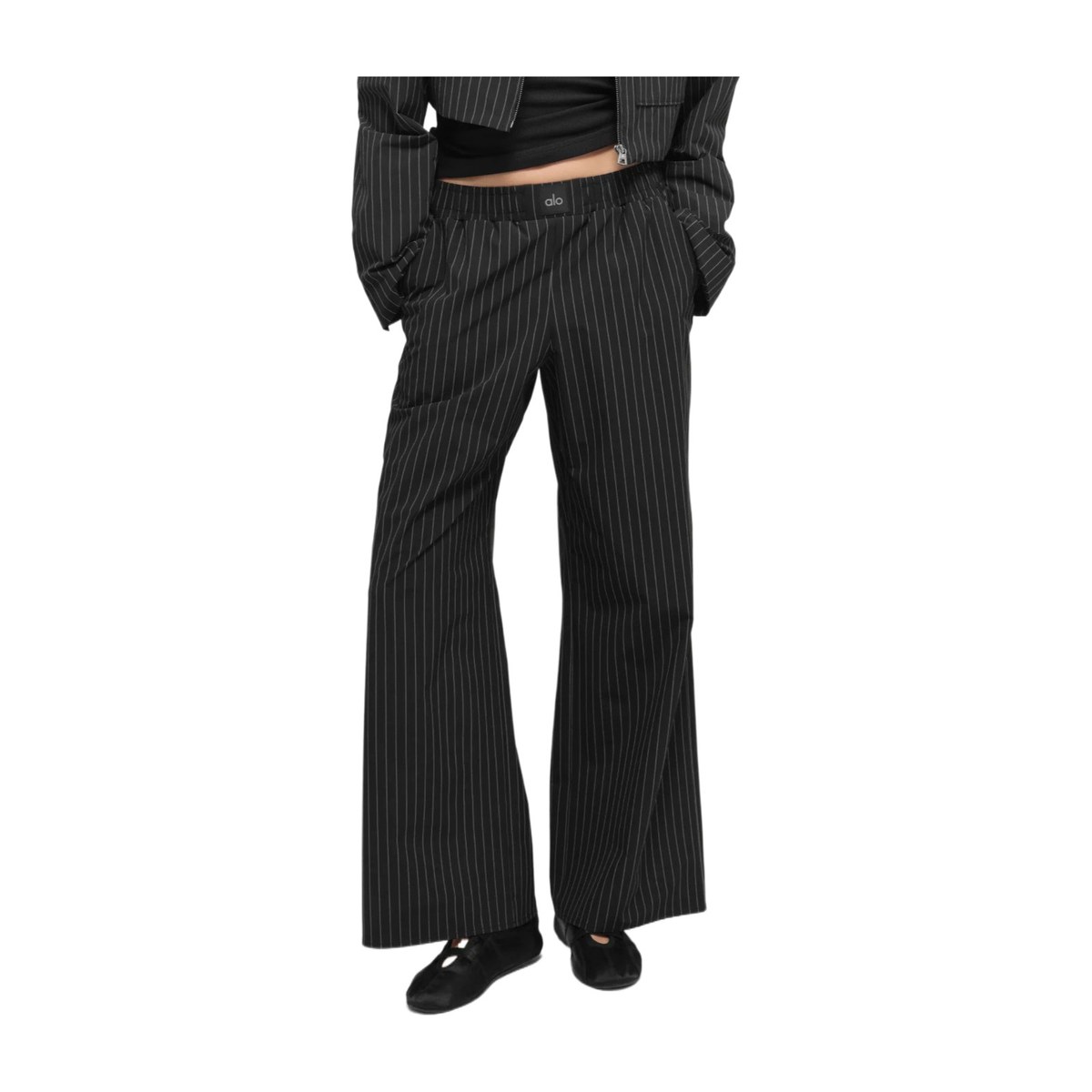 alo yoga Relaxed Stripe Sweatpants