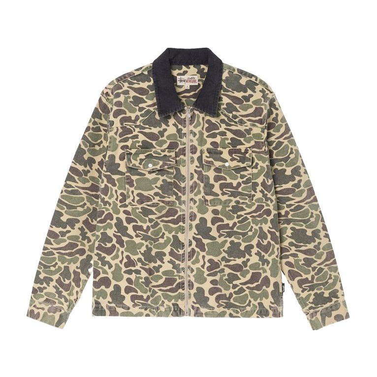 Stussy SS22 Washed Canvas Work Shirt