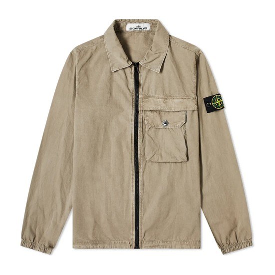 Stone Island Classic Fit Jacket Khaki