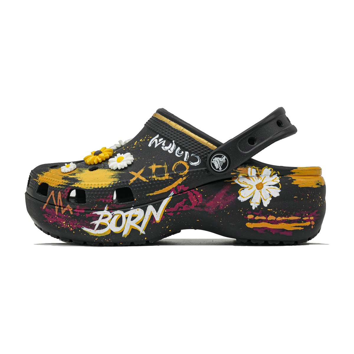 Crocs Classic Platform Clog Graffiti Awakening