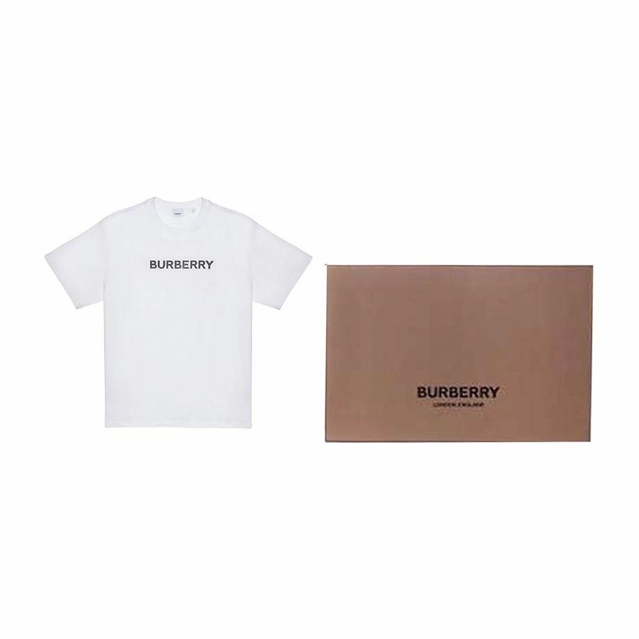Burberry Logo Print T-Shirt White