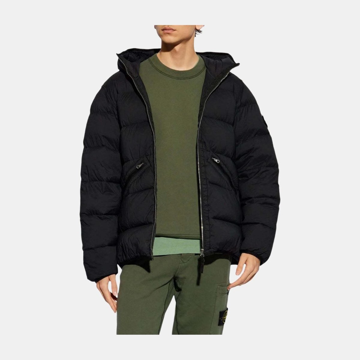 Stone Island Nylon Down-TC Jacket Black