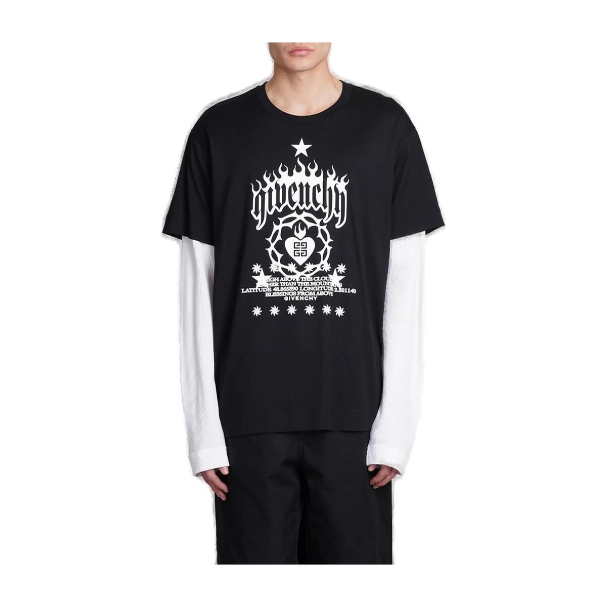 Givenchy SS24 Logo Long Sleeve T-Shirt