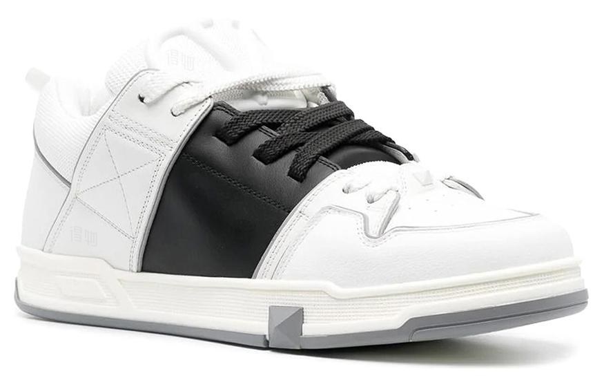 Valentino Open Skate White Black