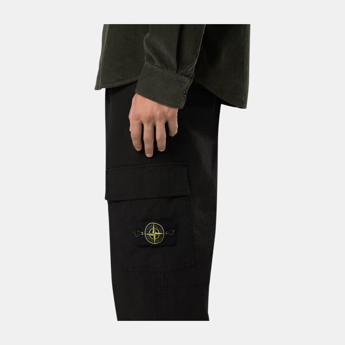Stone Island Cargo Pants Black