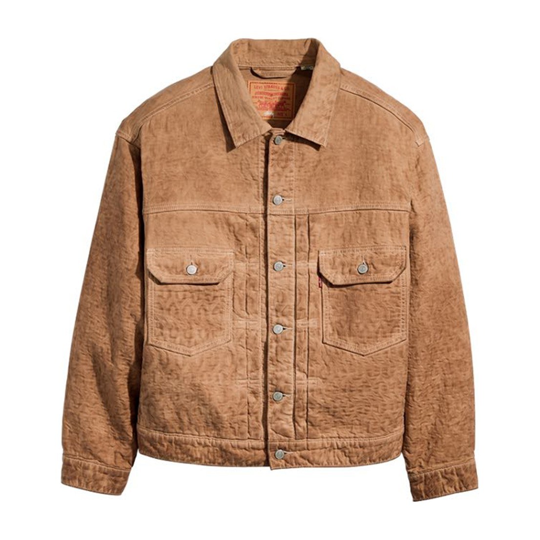Stussy x Levi's FW23 Jacquard Jacket Brown