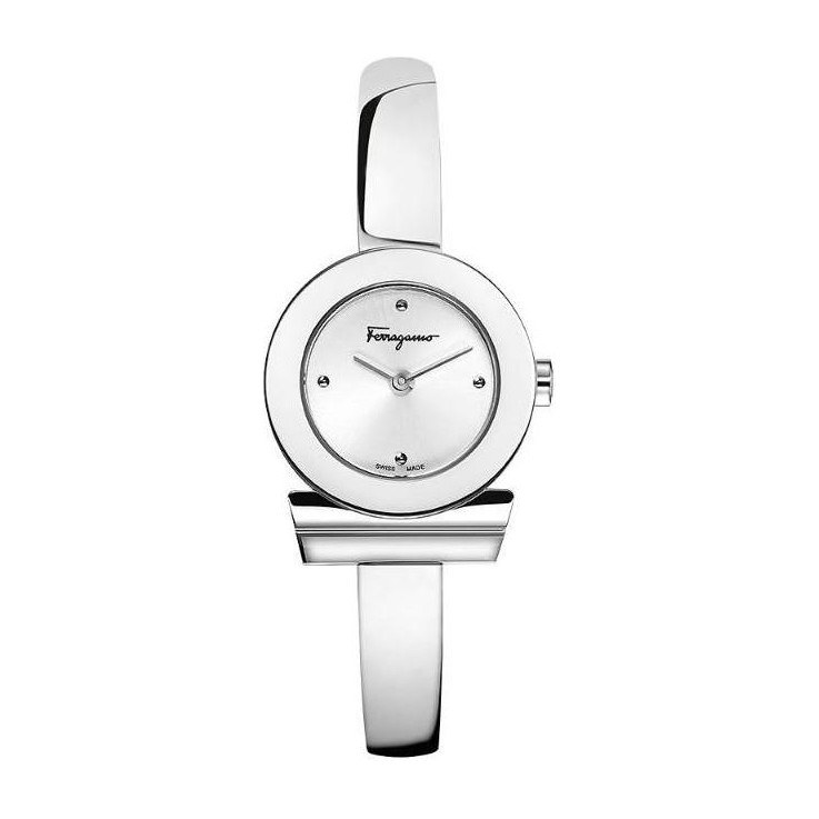 Ferragamo Quartz Watch 22mm White Dial