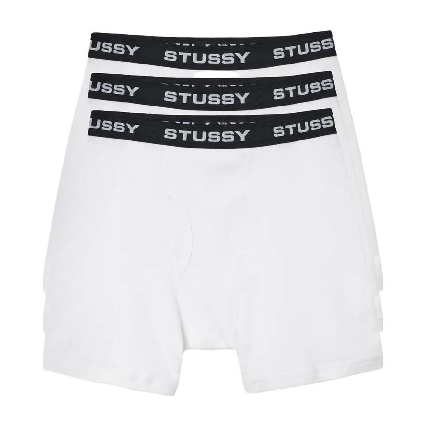 Stussy Boxer Briefs 3-Pack Black