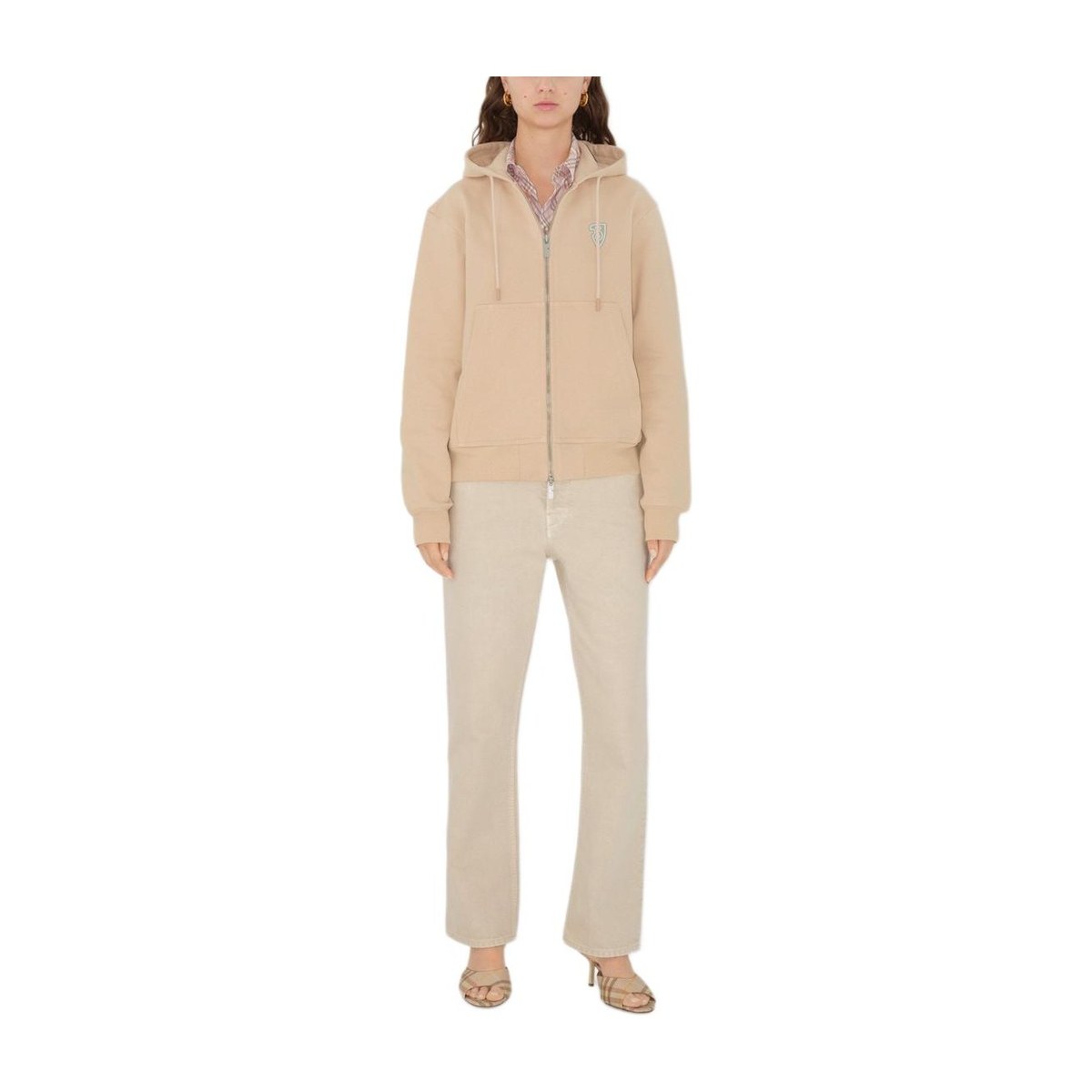 Burberry Equestrian Knight Logo Cotton Sweatshirt