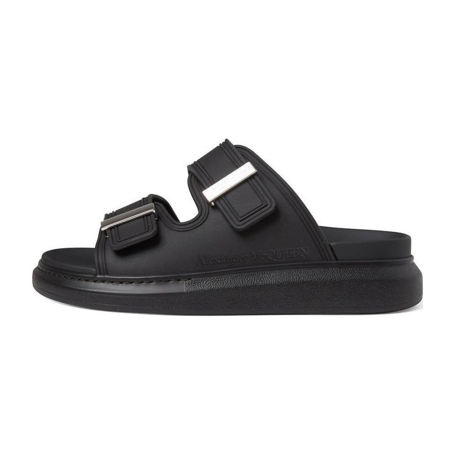 Alexander McQueen Hybrid Slides Black