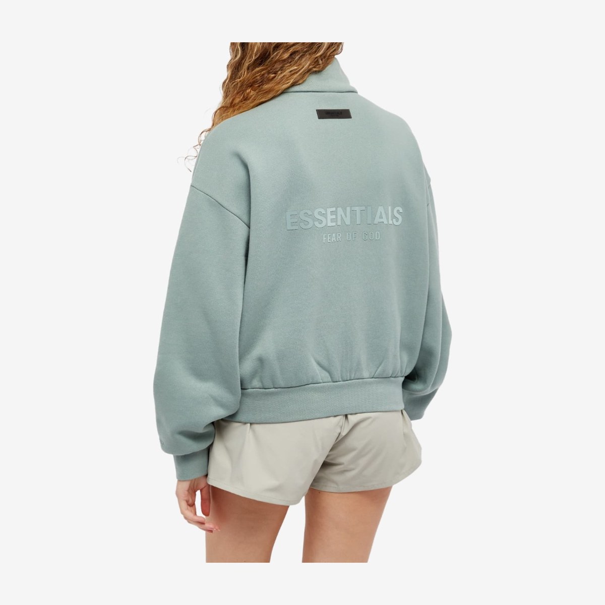 Fear of God Essentials Fullzip Jacket Sycamore Mist Blue
