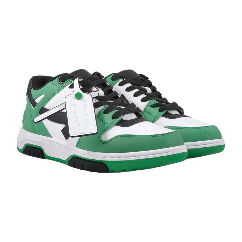 OFF-WHITE Low Top Sneakers Black Green