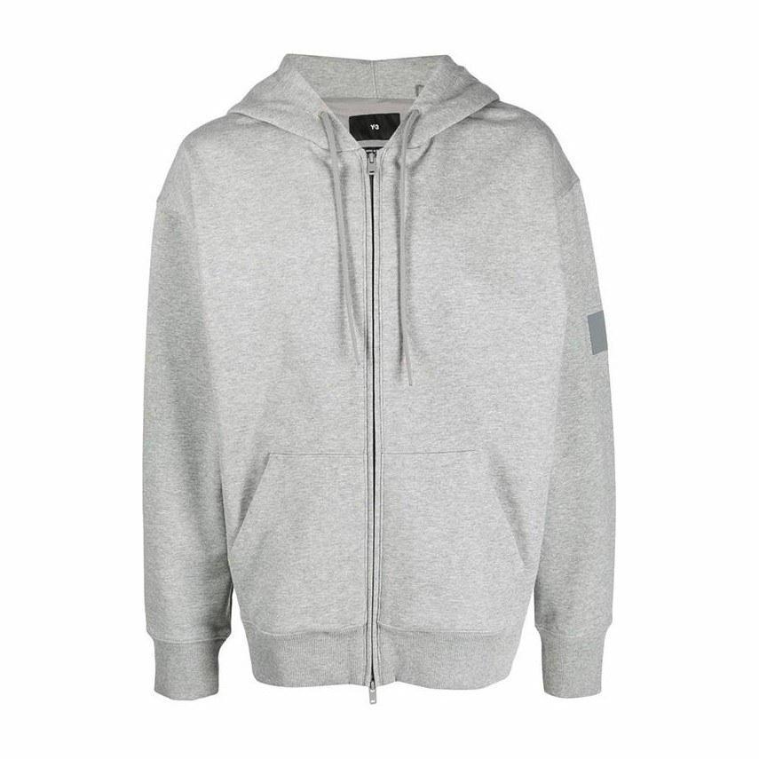 Y-3 FT Zip Hoodie Light Grey
