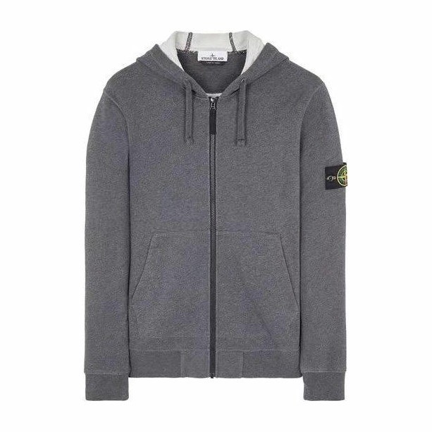 Stone Island SS23 Logo Hoodie Smoke Grey