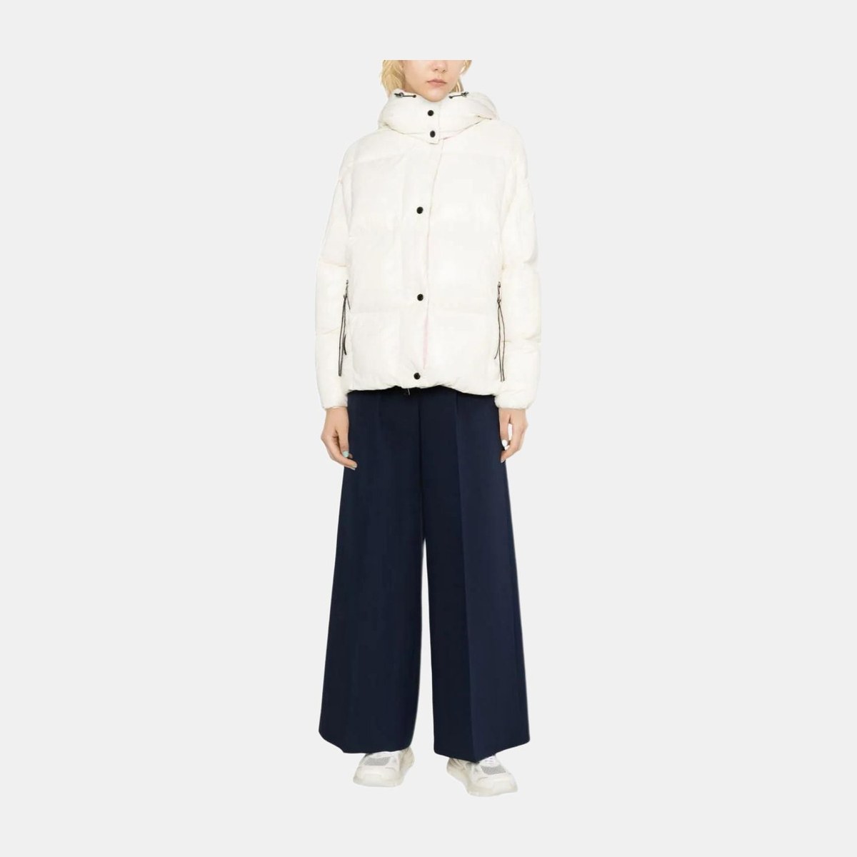 Moncler Parana SS23 Quilted Down Jacket White
