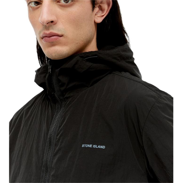 Stone Island Black Hooded Jacket
