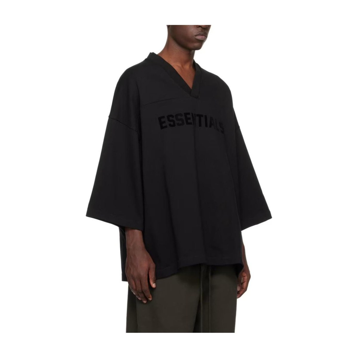 Fear of God Essentials Football Tee Jet Black