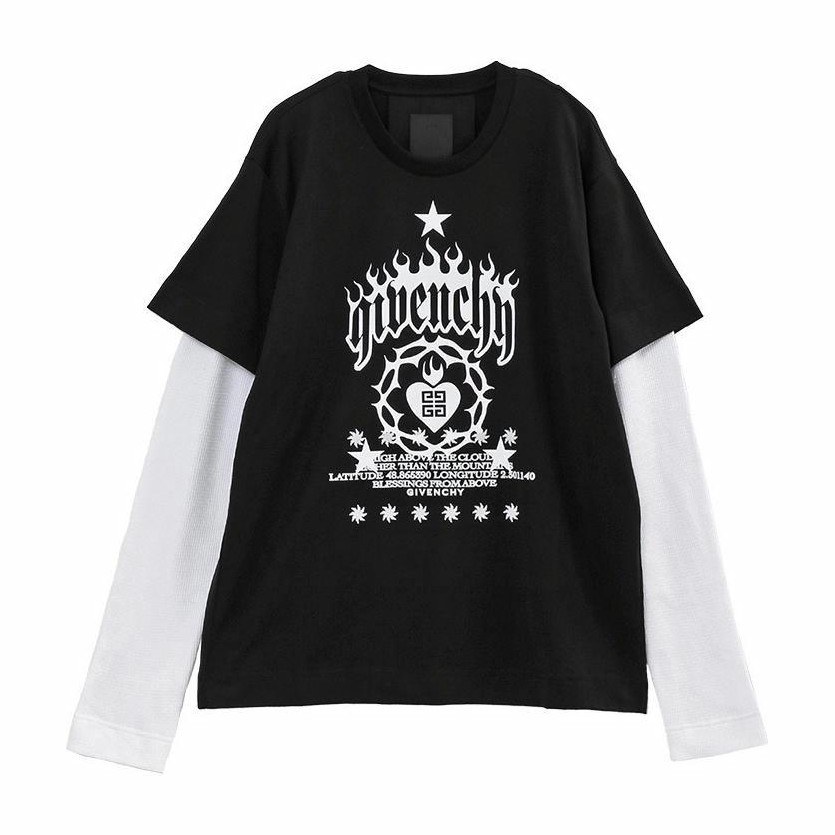 Givenchy SS24 Logo Long Sleeve T-Shirt