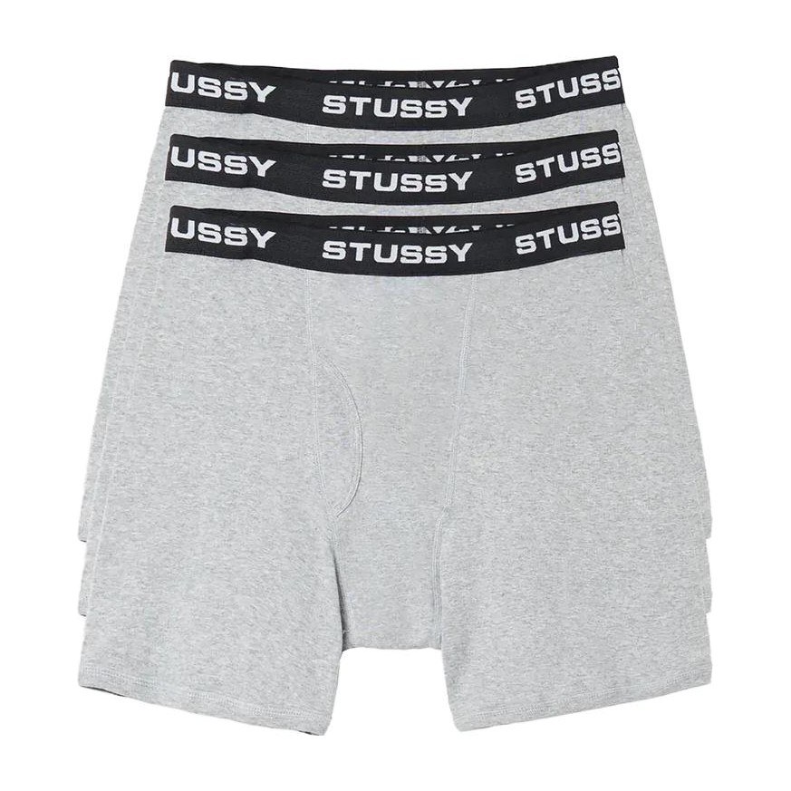 Stussy Boxer Briefs 3-Pack Black
