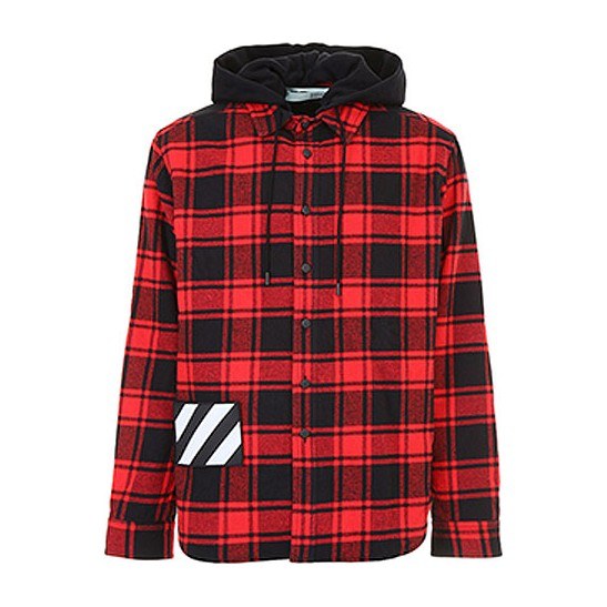 OFF-WHITE Plaid Long Sleeve Shirt
