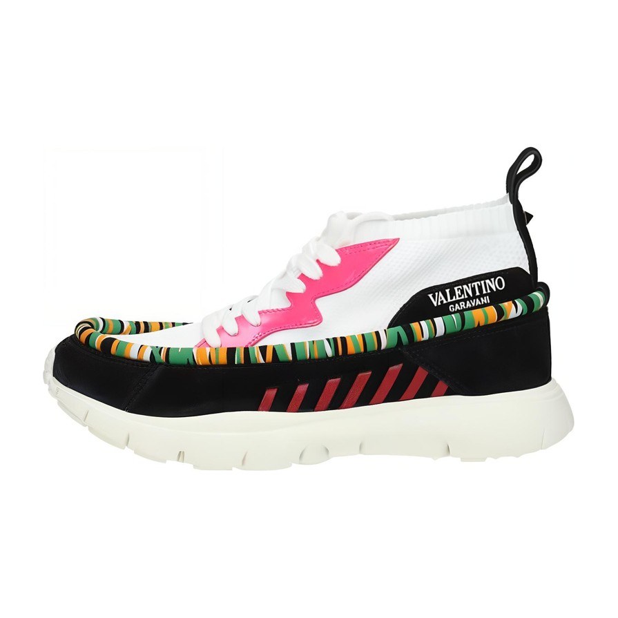 Valentino Low Top Sneakers Black White