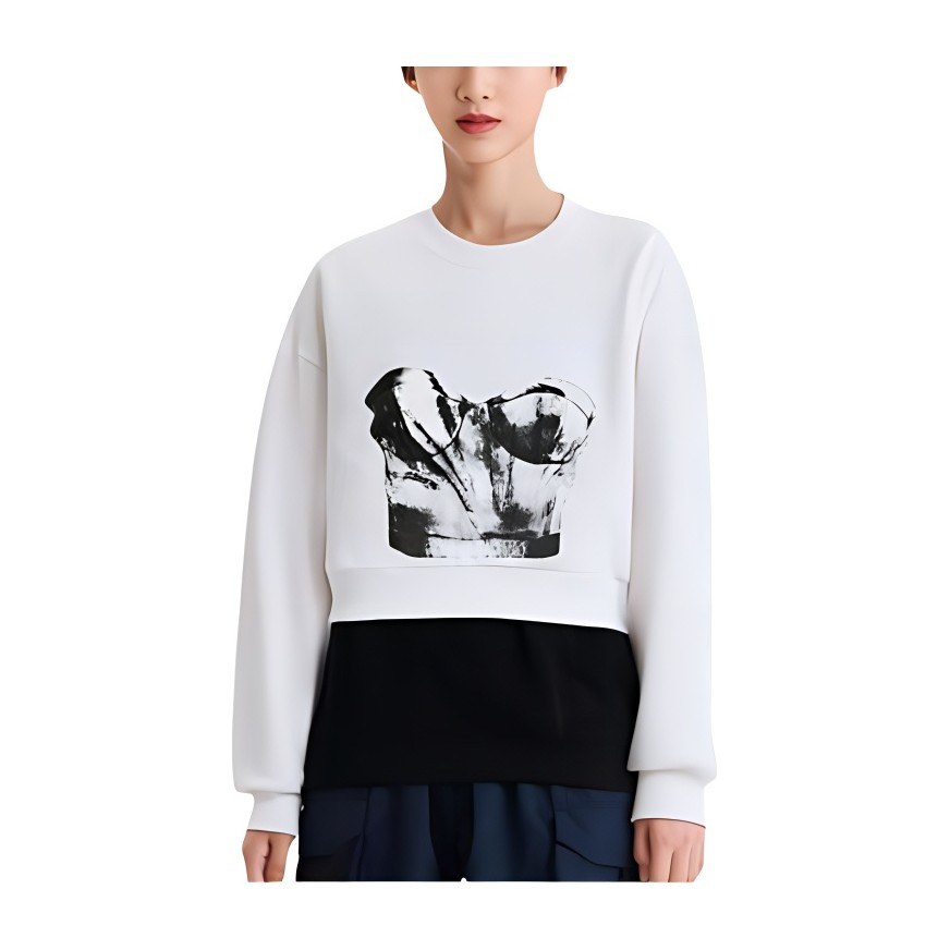 Alexander McQueen FW22 Bustier Sweatshirt