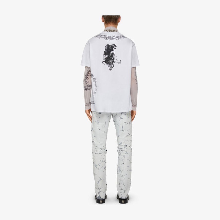 Givenchy SS21 White Jeans