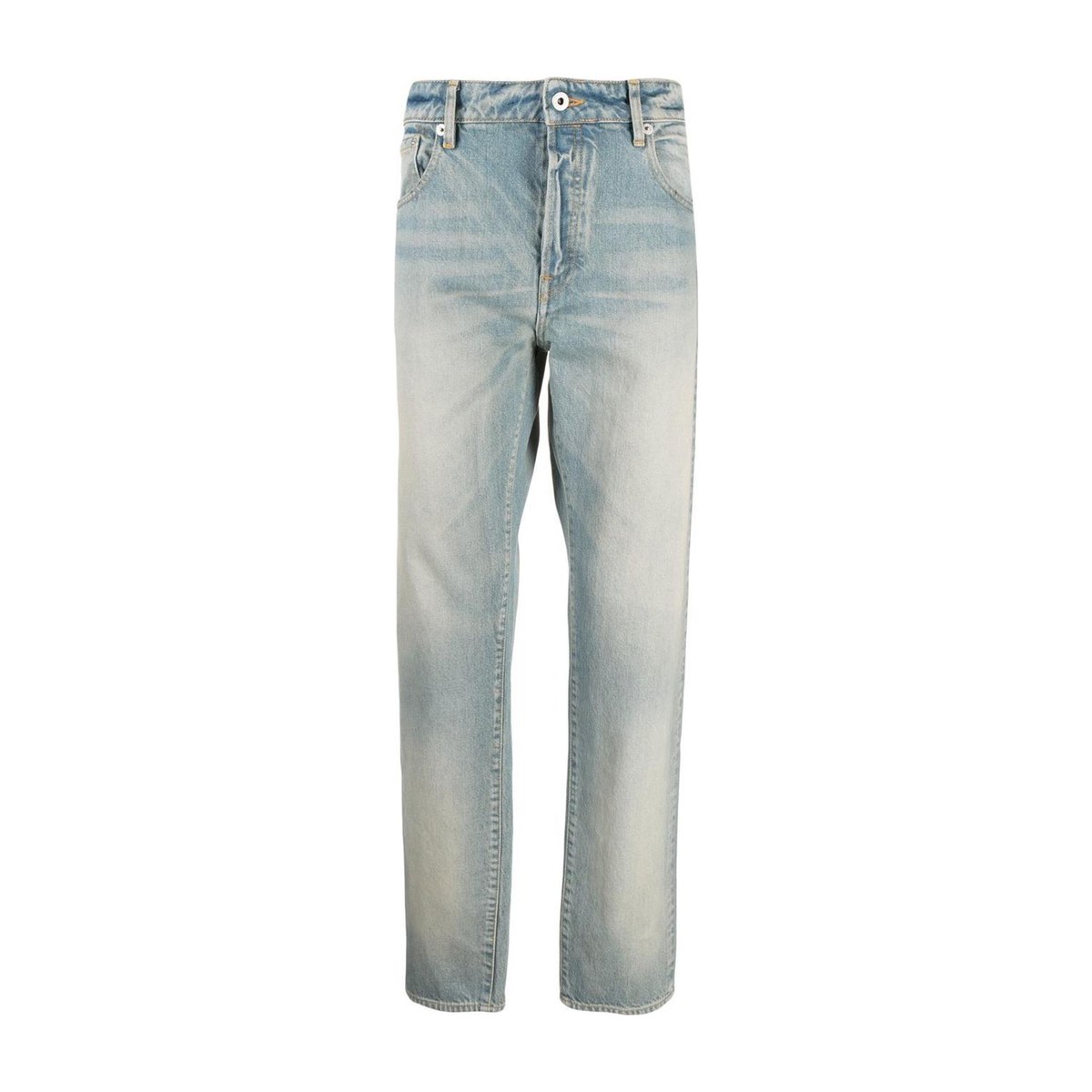 KENZO SS23 High-Waisted Straight Jeans Blue