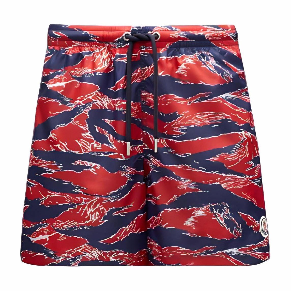 Moncler Logo Stripe Swim Shorts