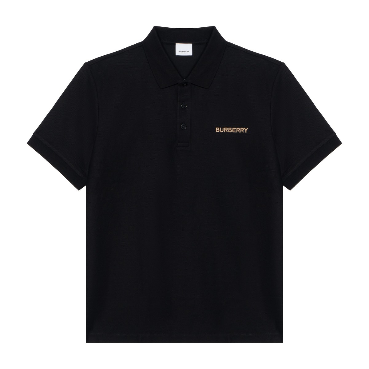Burberry SS24 Logo Polo Black
