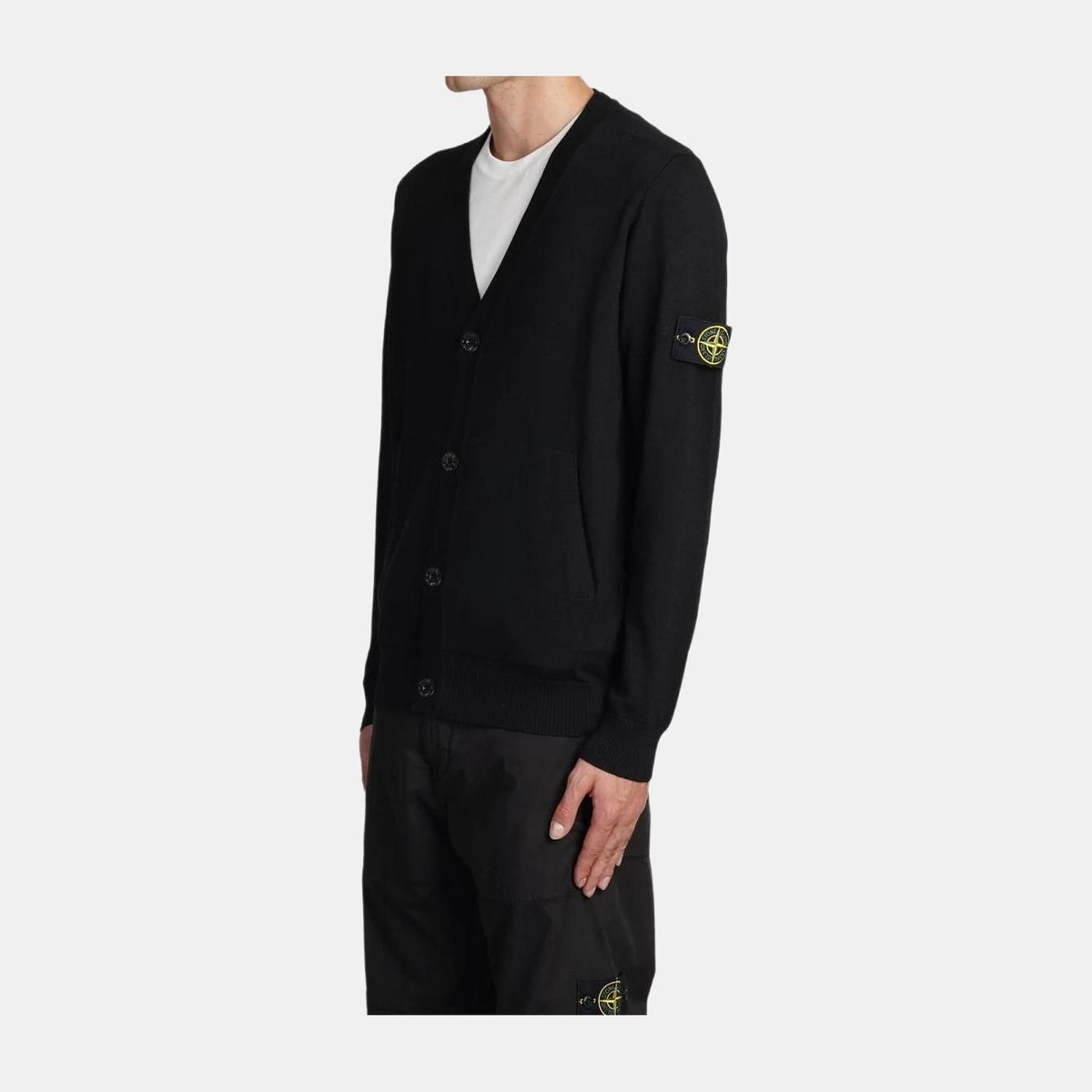 Stone Island Cardigan Black