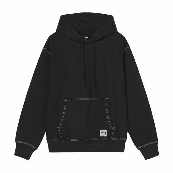 Stussy Contrast Stitch Label Hoodie