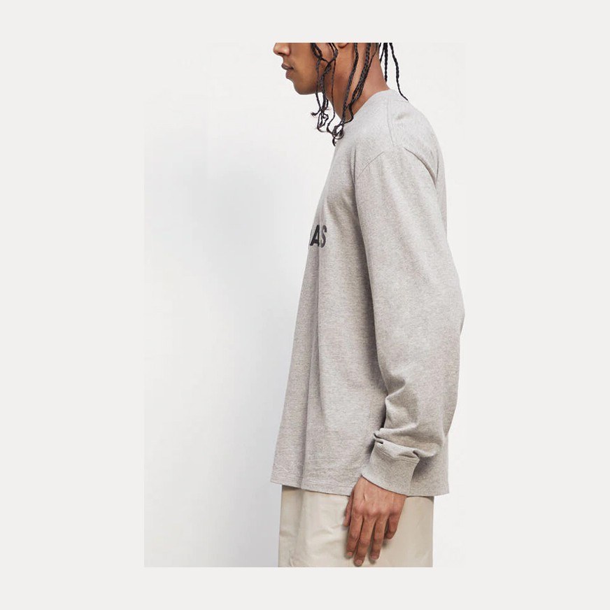 Fear of God Essentials Long FW20 Sleeve Tee Dark Heather Oatmeal T