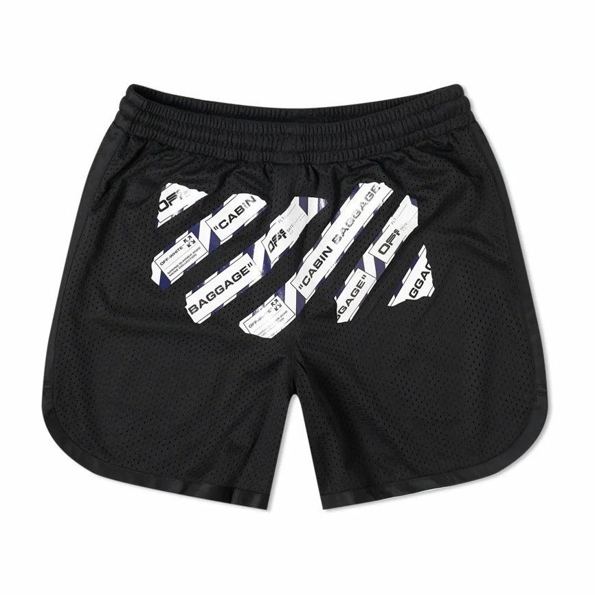 OFF-WHITE Mesh Shorts Black