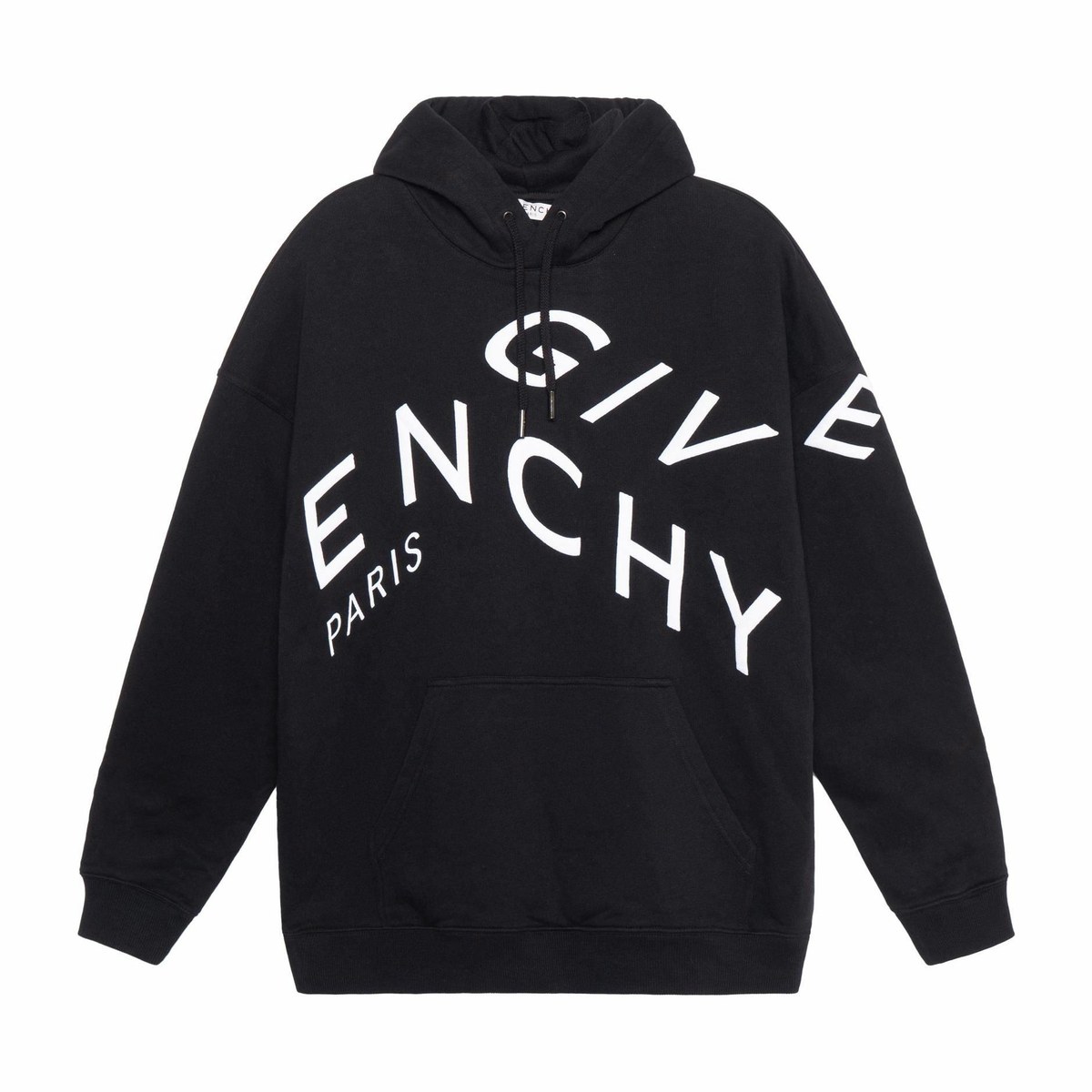 Givenchy Logo Embroidered Hoodie Black
