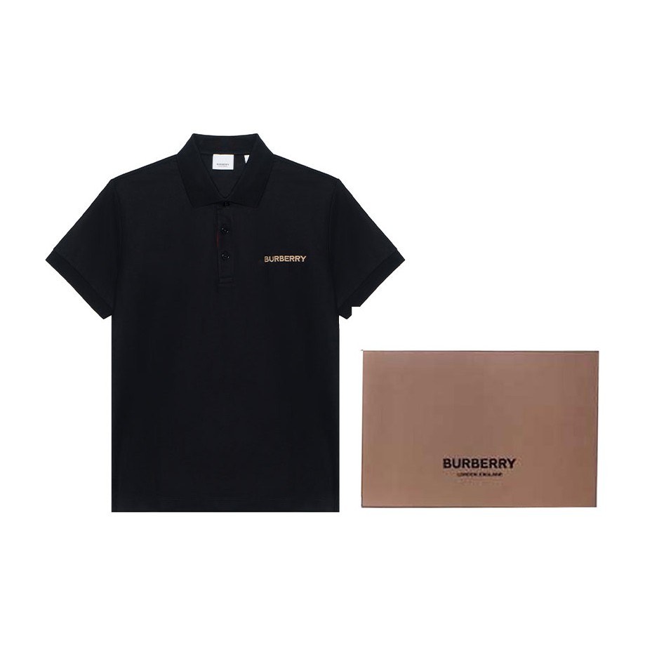 Burberry SS24 Logo Polo Black