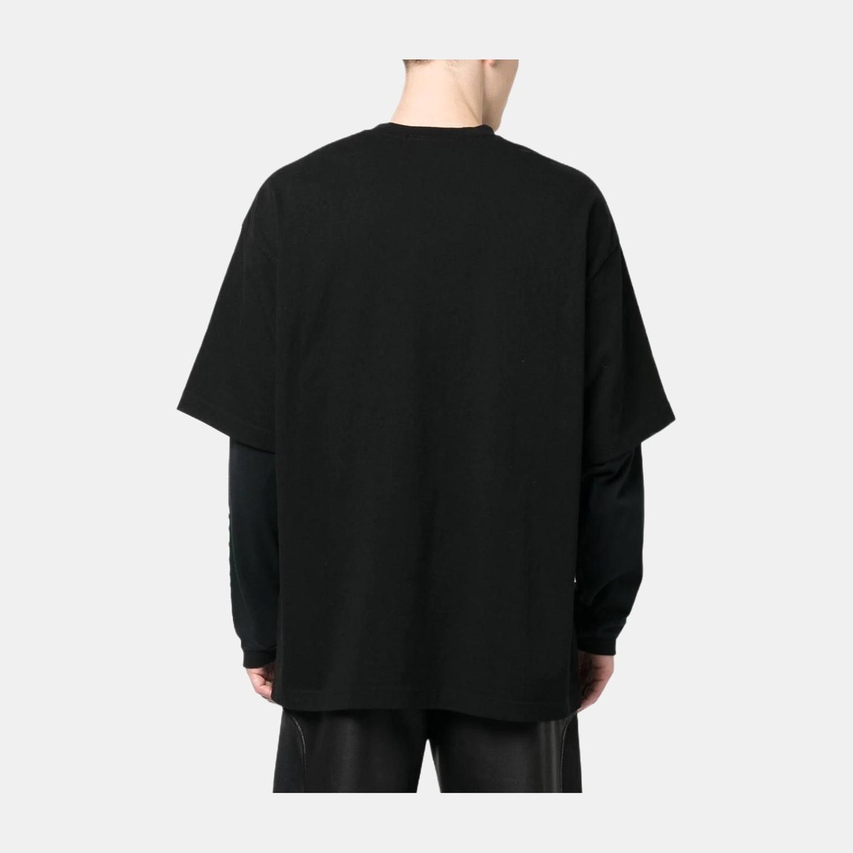 AMBUSH SS23 Layered Crewneck Sweatshirt Black